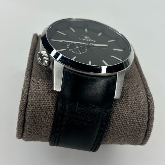 Rip Curl Detroit Leather Watch - Black - A2288 - Picture 3 of 14